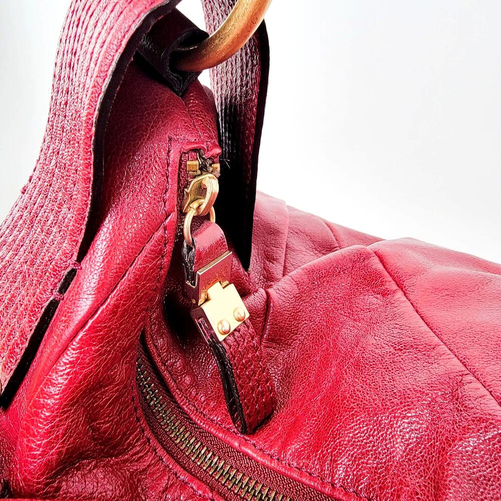 Vintage Y2K Juicy Couture Lock Large 'Gossip' Hobo Handbag - Picture 4 of 10